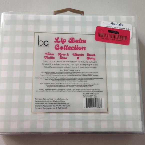 Beauty concepts 4-pc Lip Balm Collection - Picture 2 of 4